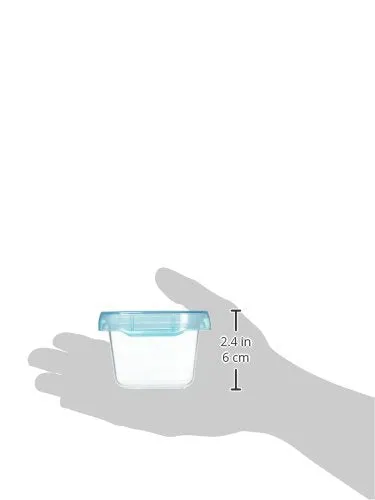 OXO TOT Baby Blocks Freezer Storage Containers Set 4oz/120ml - Pink