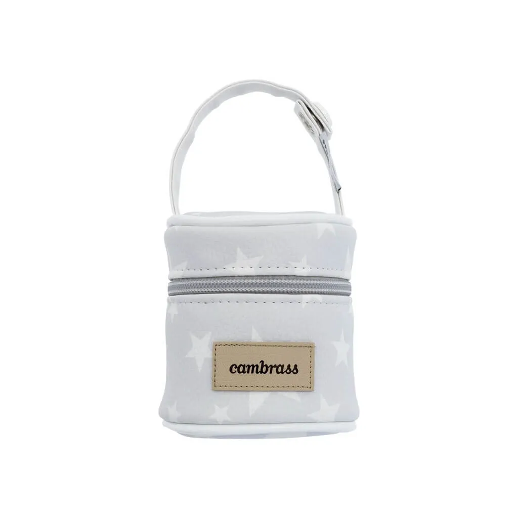 Pacifier Holder Stars Grey