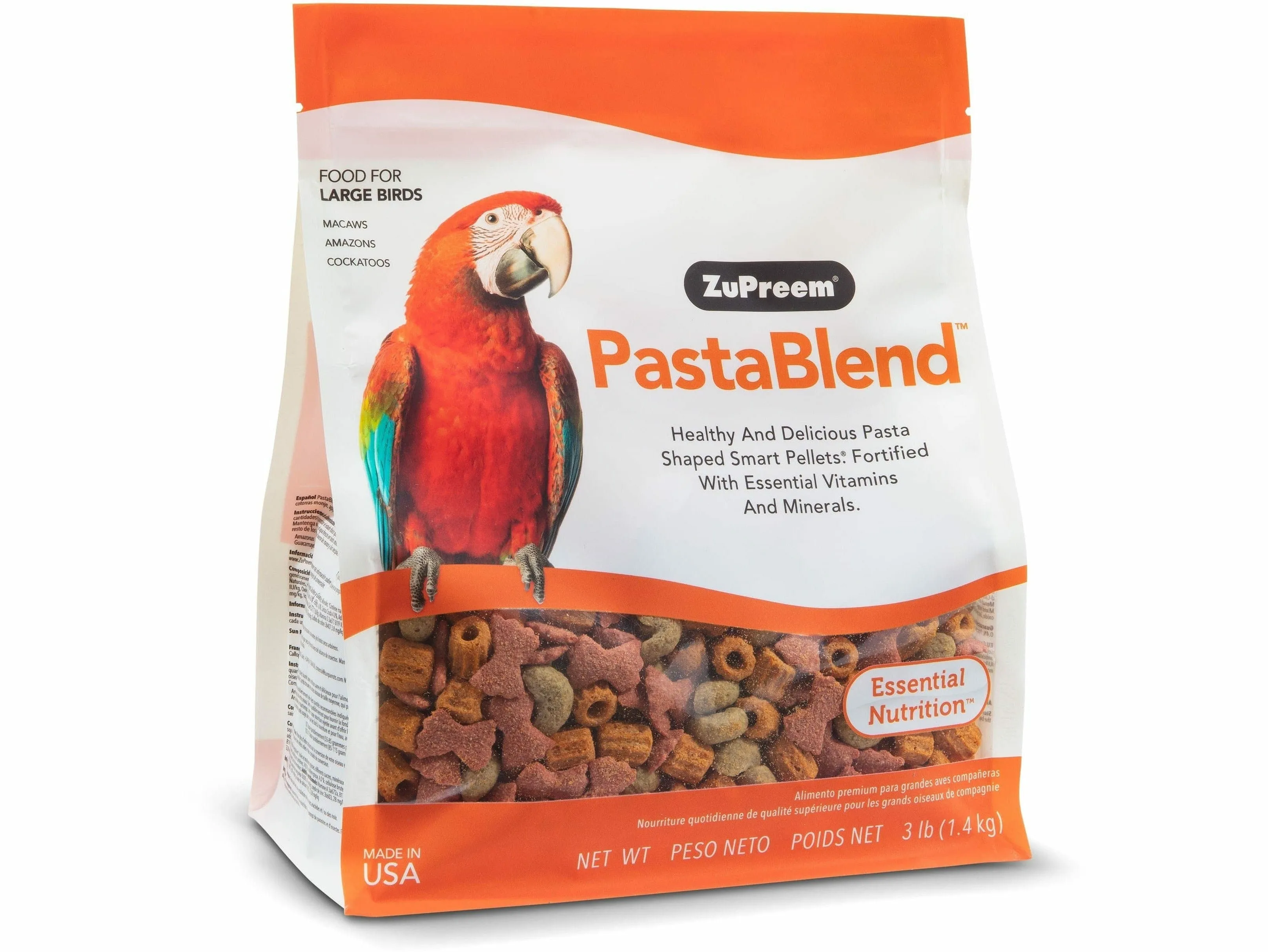 PastaBlend Large Parrot Food 3lb (1.4kg)