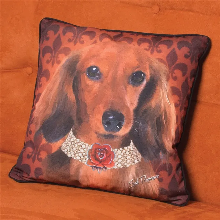 Penny the Red Doxie Pillow