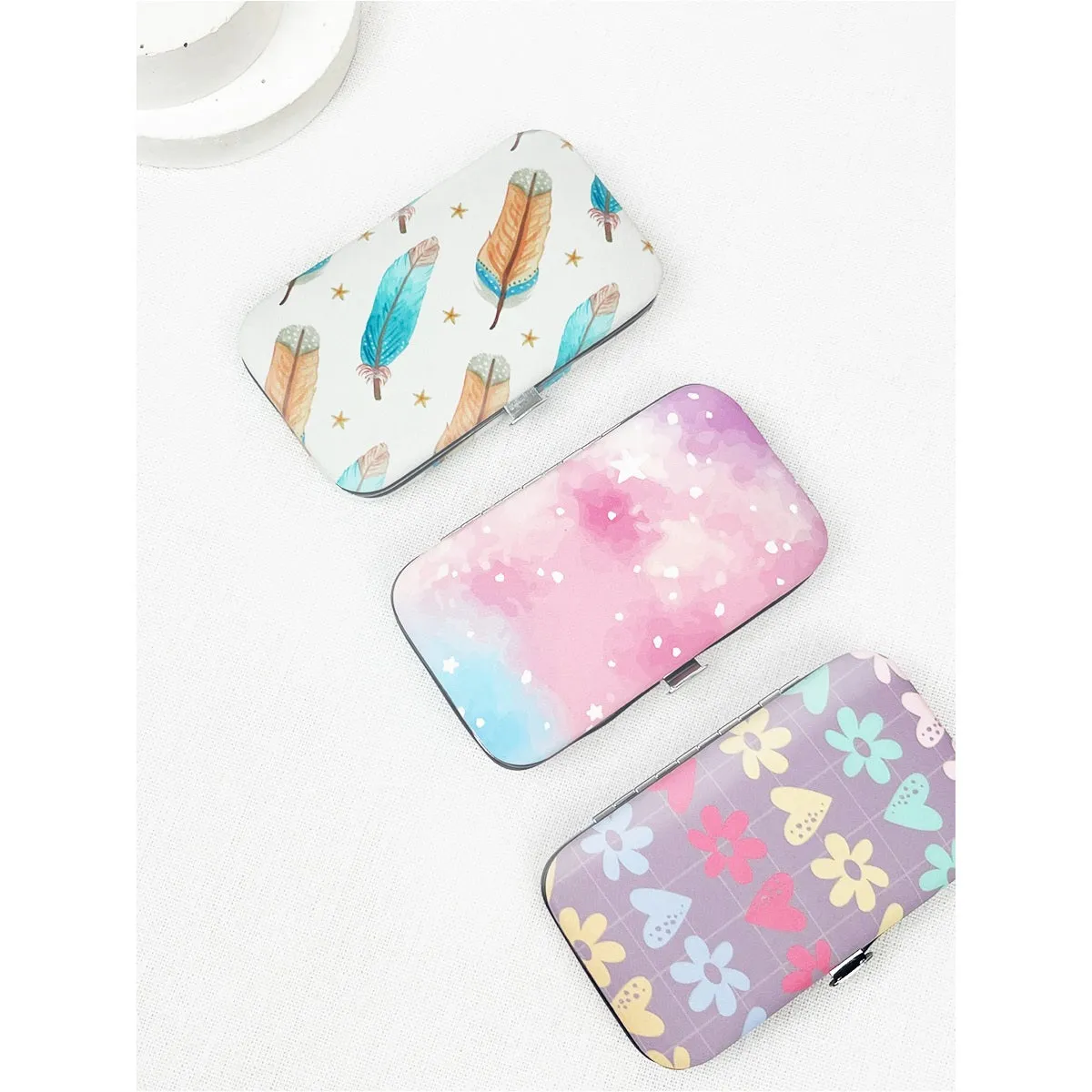 Personal Mani and Pedi Kit Care Tools with Case