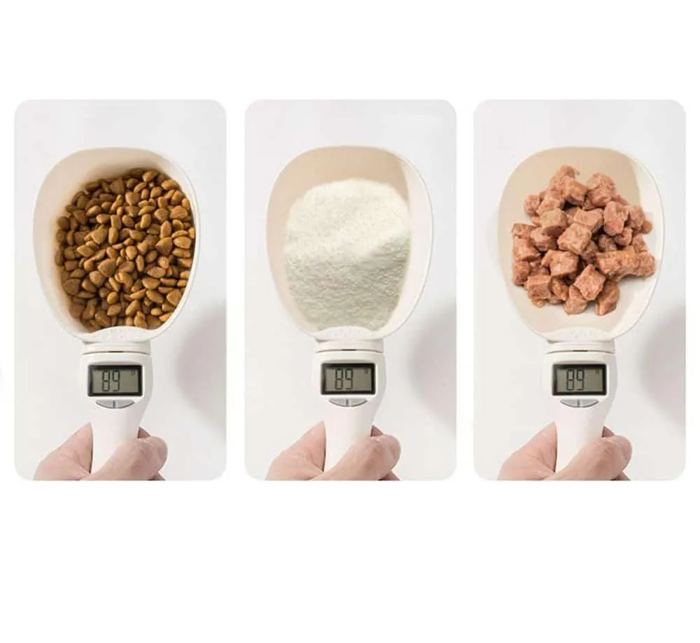 Pet Food Measuring Spoon With LED Display
