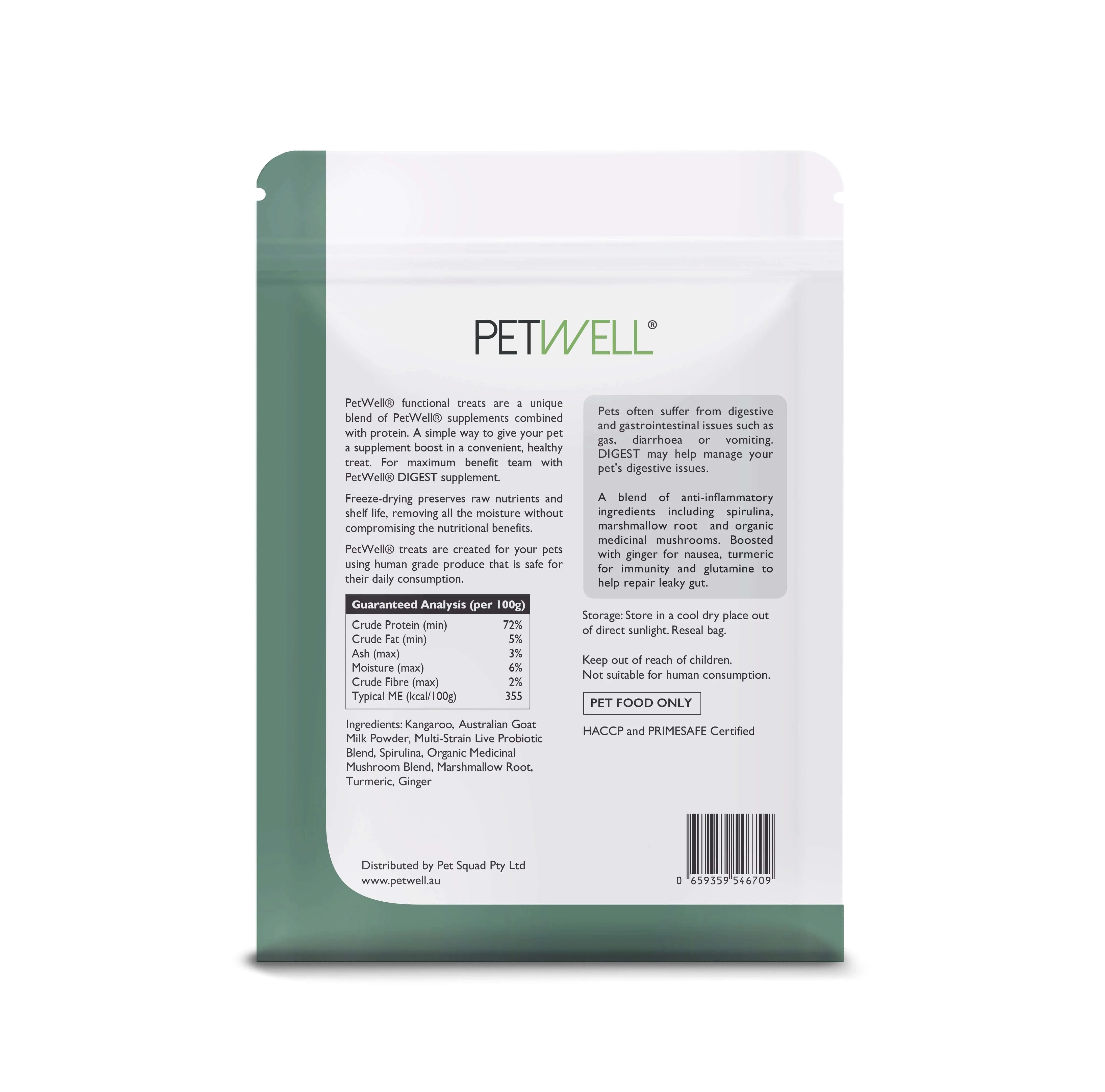 PetWell DIGEST - Digestion Relief Supplement   Treat Pack