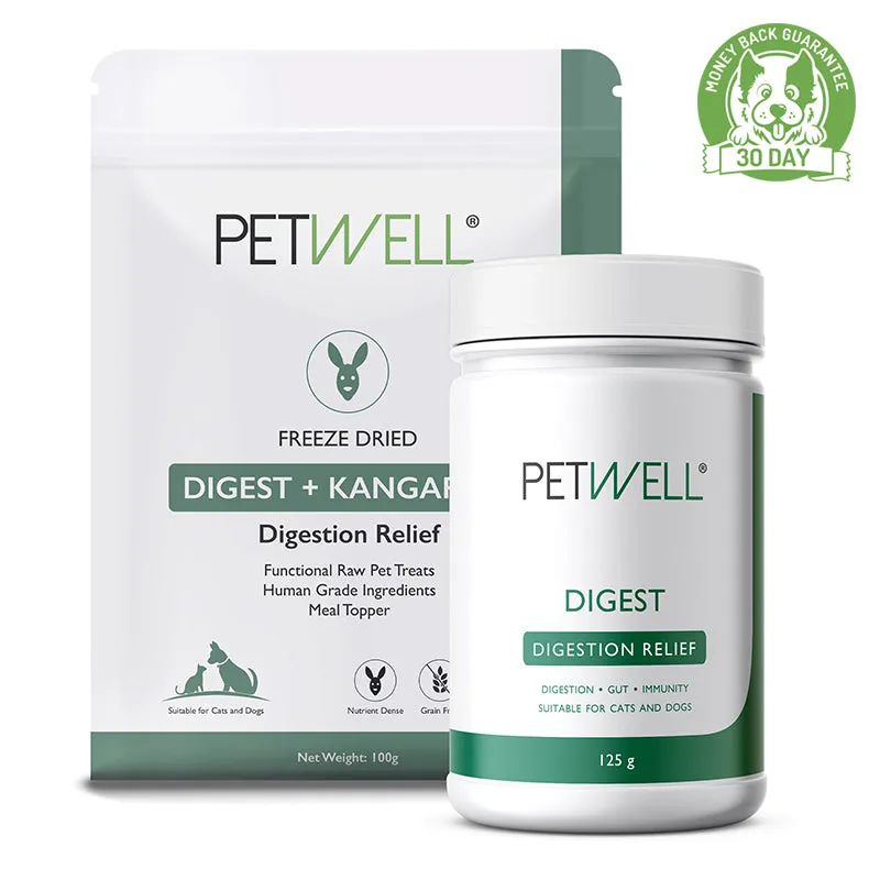 PetWell DIGEST - Digestion Relief Supplement   Treat Pack