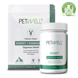 PetWell DIGEST - Digestion Relief Supplement   Treat Pack