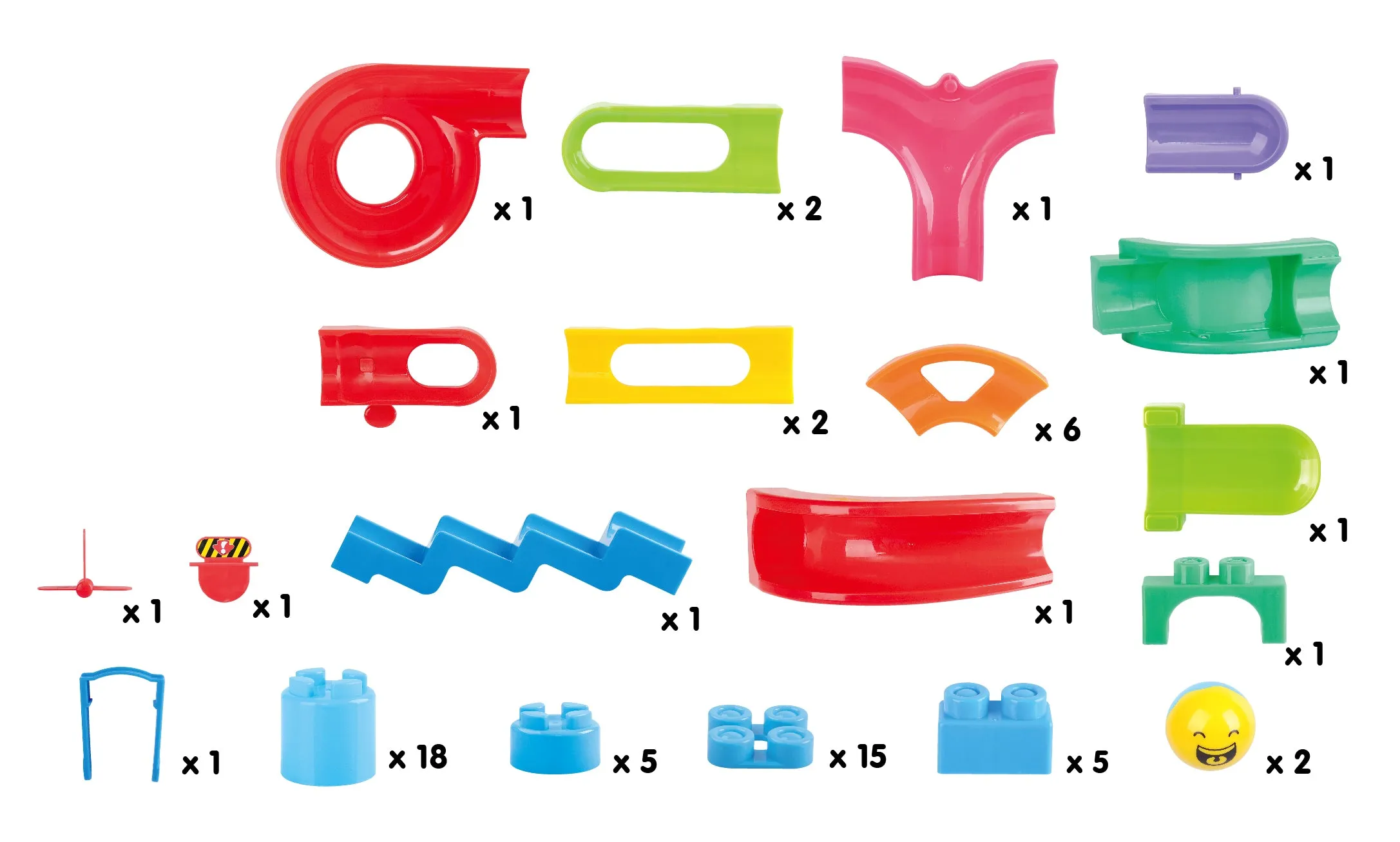 Playgo Toys Ent. Ltd. Powers Marble Run 66 Pieces