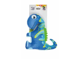 PLUSH SAURO WITH PLASTIC BACK 23,5X27 CM
