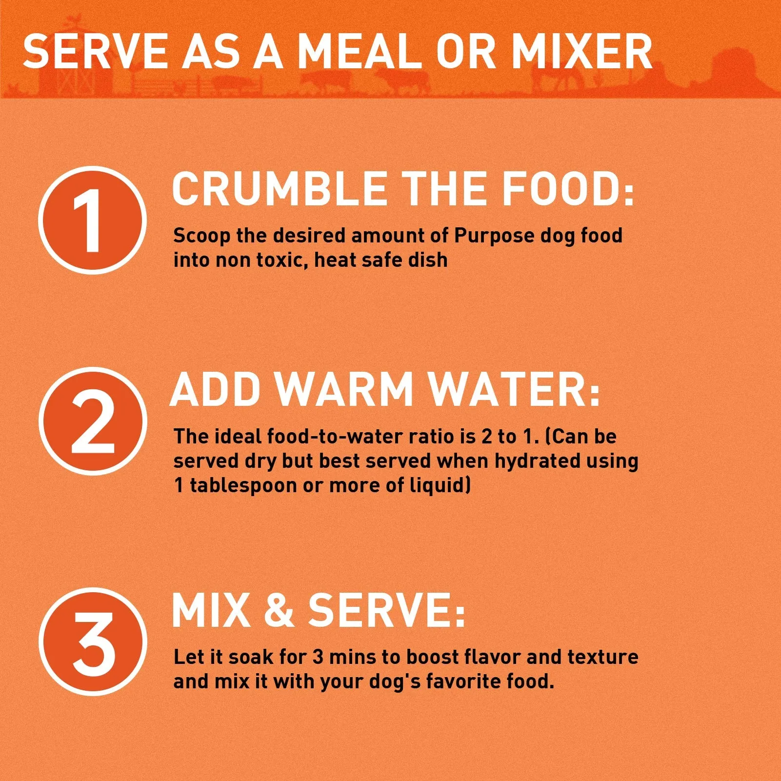PURPOSE Freeze Dried Raw Dog Food - Chicken & Veggie Freeze 14 oz.