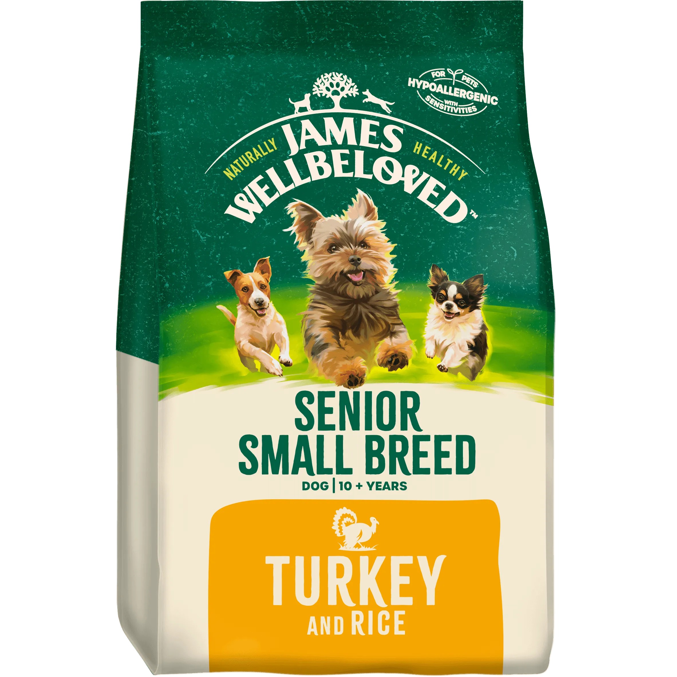 Senior Turkey & Rice Small Breed Dry Dog Food