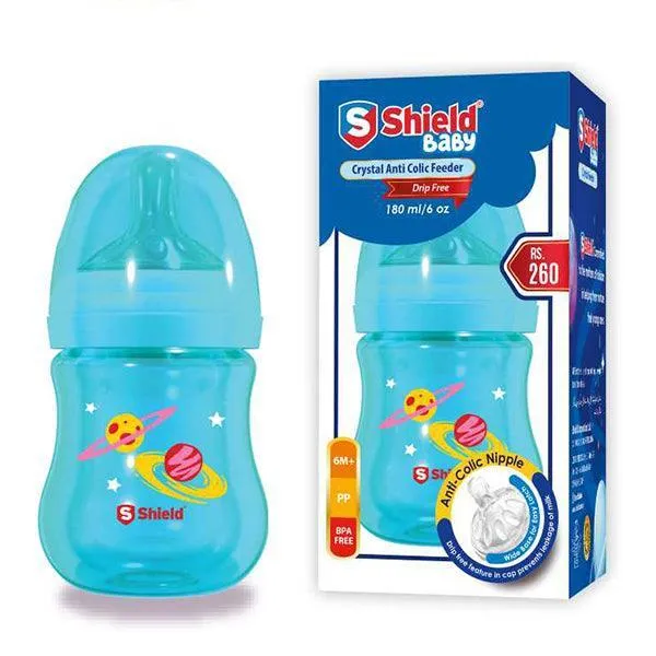 Shield Baby Crystal Anti Colic Feeder 180ml