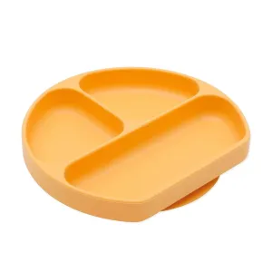Silicone Grip Dish: Tangerine