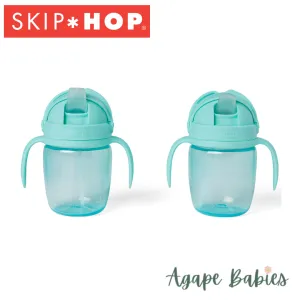 Skip Hop Sippy Cup Set - 2 Tone Teal