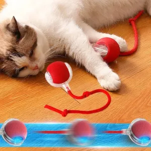 Smart Cat Toys Automatic Rolling Ball Fake Tail