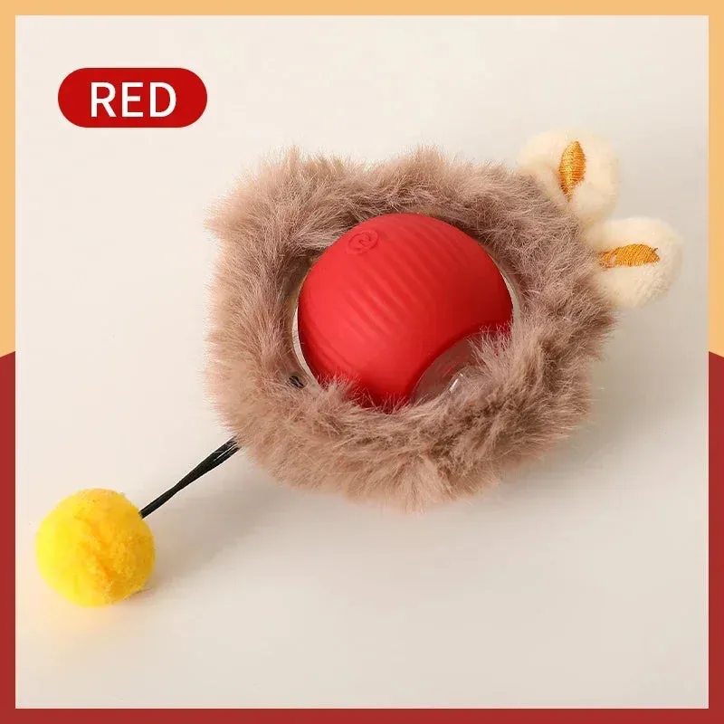 Smart Cat Toys Automatic Rolling Ball Fake Tail