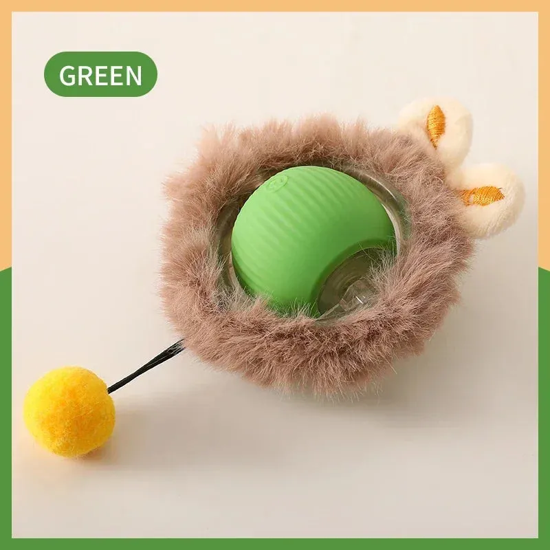 Smart Cat Toys Automatic Rolling Ball Fake Tail