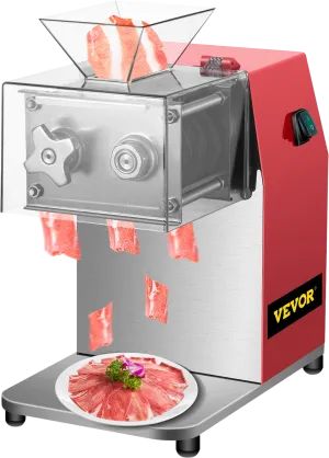 Vevor Commercial Meat Cutting Machine 550 Lbs/Hr Capacity 850W New