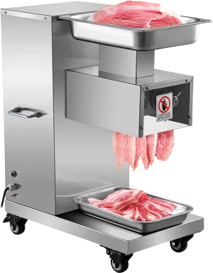Vevor Commercial Meat Slicer Electric 1100 Lbs/Hr 750W 110V New