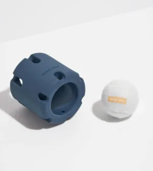 Wild One Tennis Tumble Dog Chew Toy (Navy)