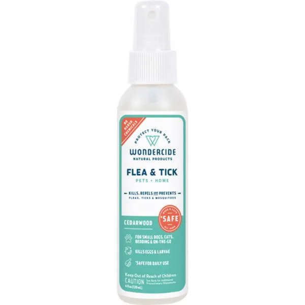 Wondercide Cedar Flea & Tick Spray for Pets & Home 4oz