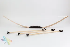 Wooden Bow and Arrow