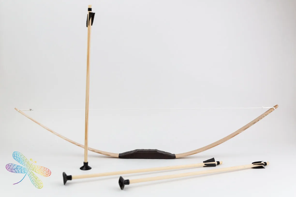 Wooden Bow and Arrow