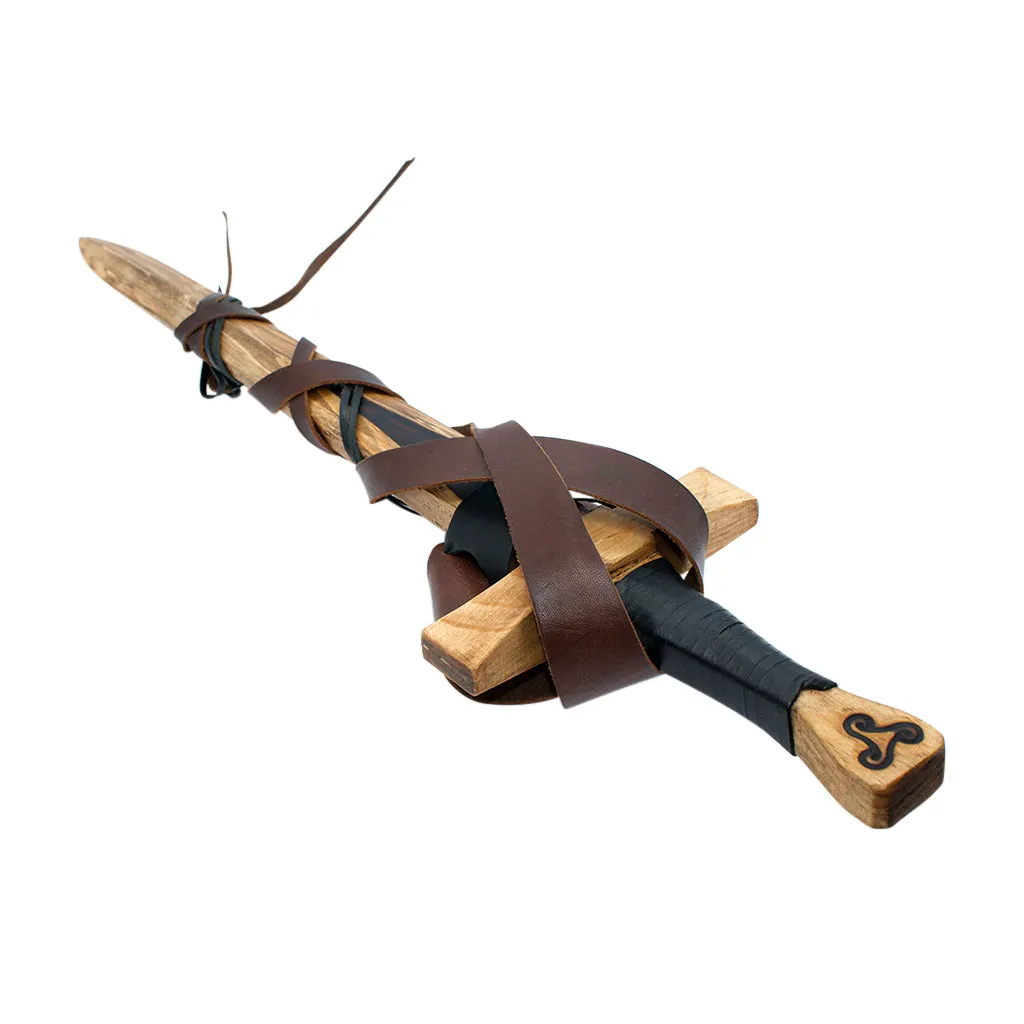 Wooden Sword - Leather Handle
