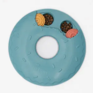 ZippyPaws SmartyPaws Puzzler Donut Slider Dog Toy (11 x 11 x 1.5 inch - ZP1423)