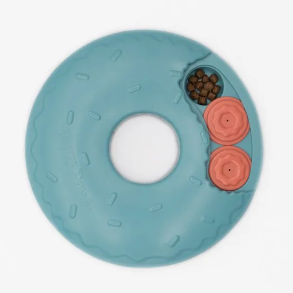 ZippyPaws SmartyPaws Puzzler Donut Slider Dog Toy (11 x 11 x 1.5 inch - ZP1423)