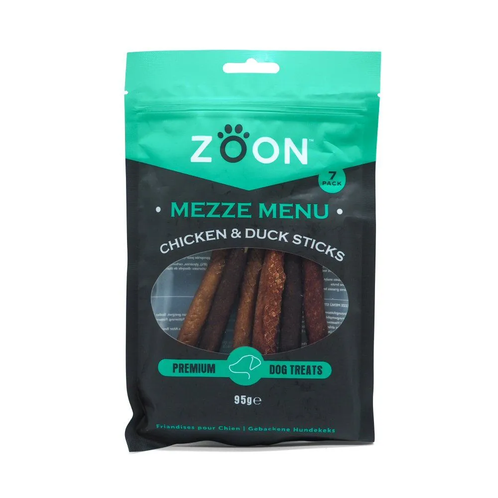 Zoon 95g Mezze Menu Chicken & Duck Sticks